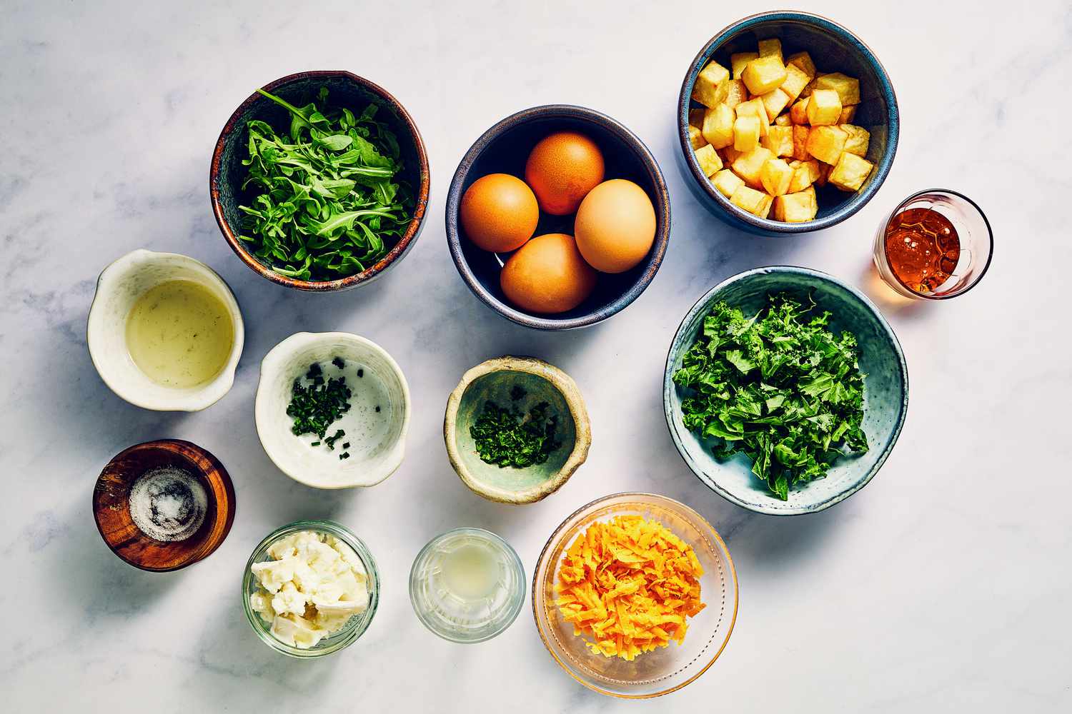 Ingredients to make First Watch's million dollar hash