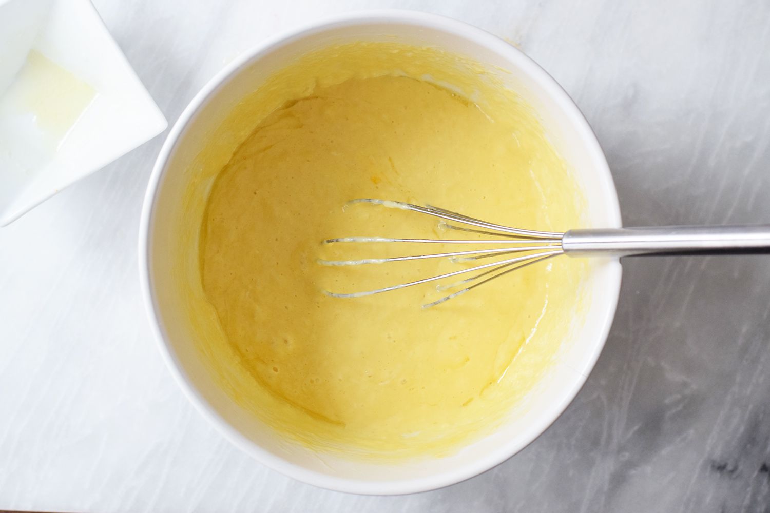 Whisk the batter