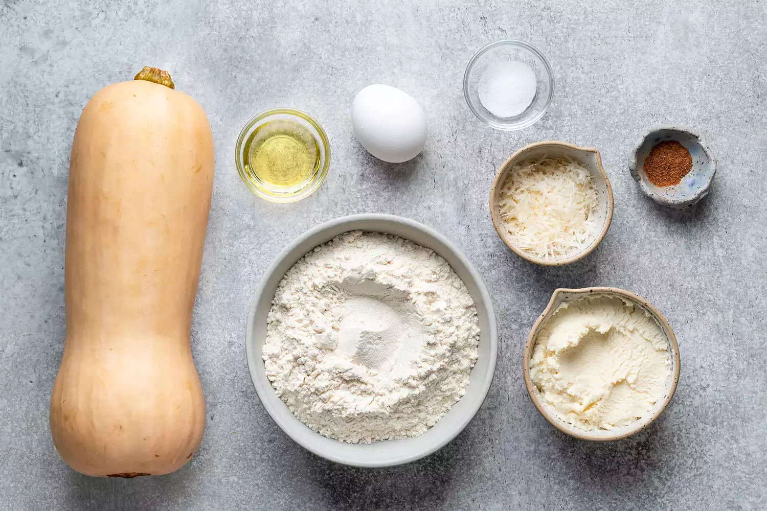 ingredientes para fazer gnocchi de abóbora