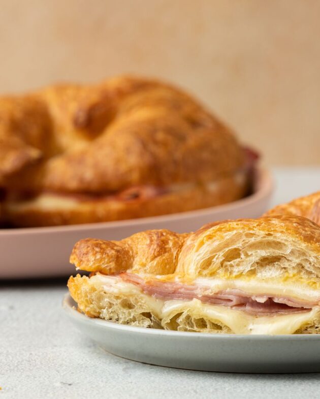 Receita de Croissant de Presunto e Queijo