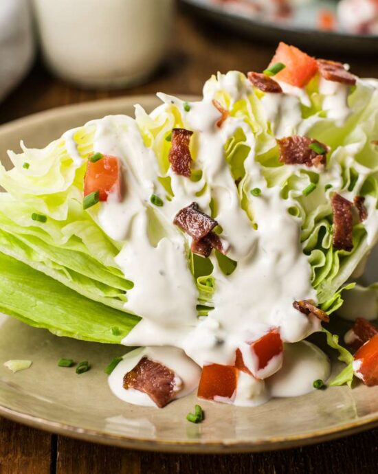 Molho de Queijo Azul Rico e Cremoso