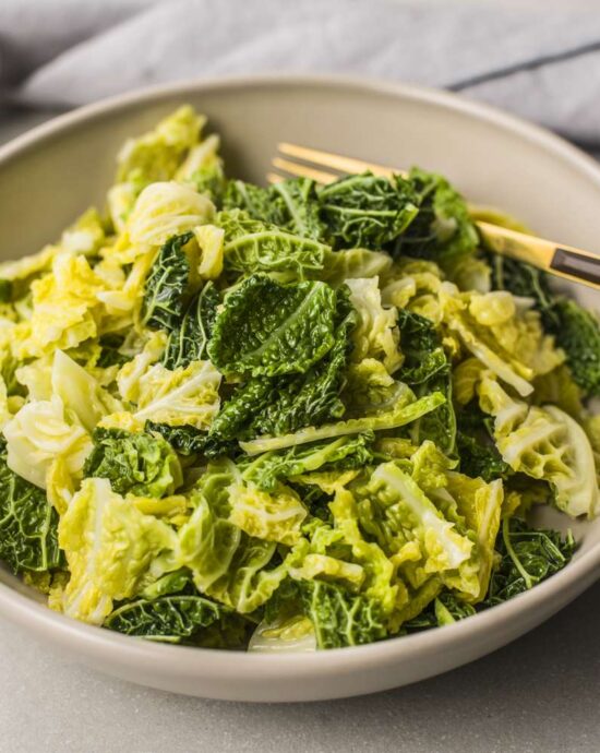 Repolho Braçado com Manteiga