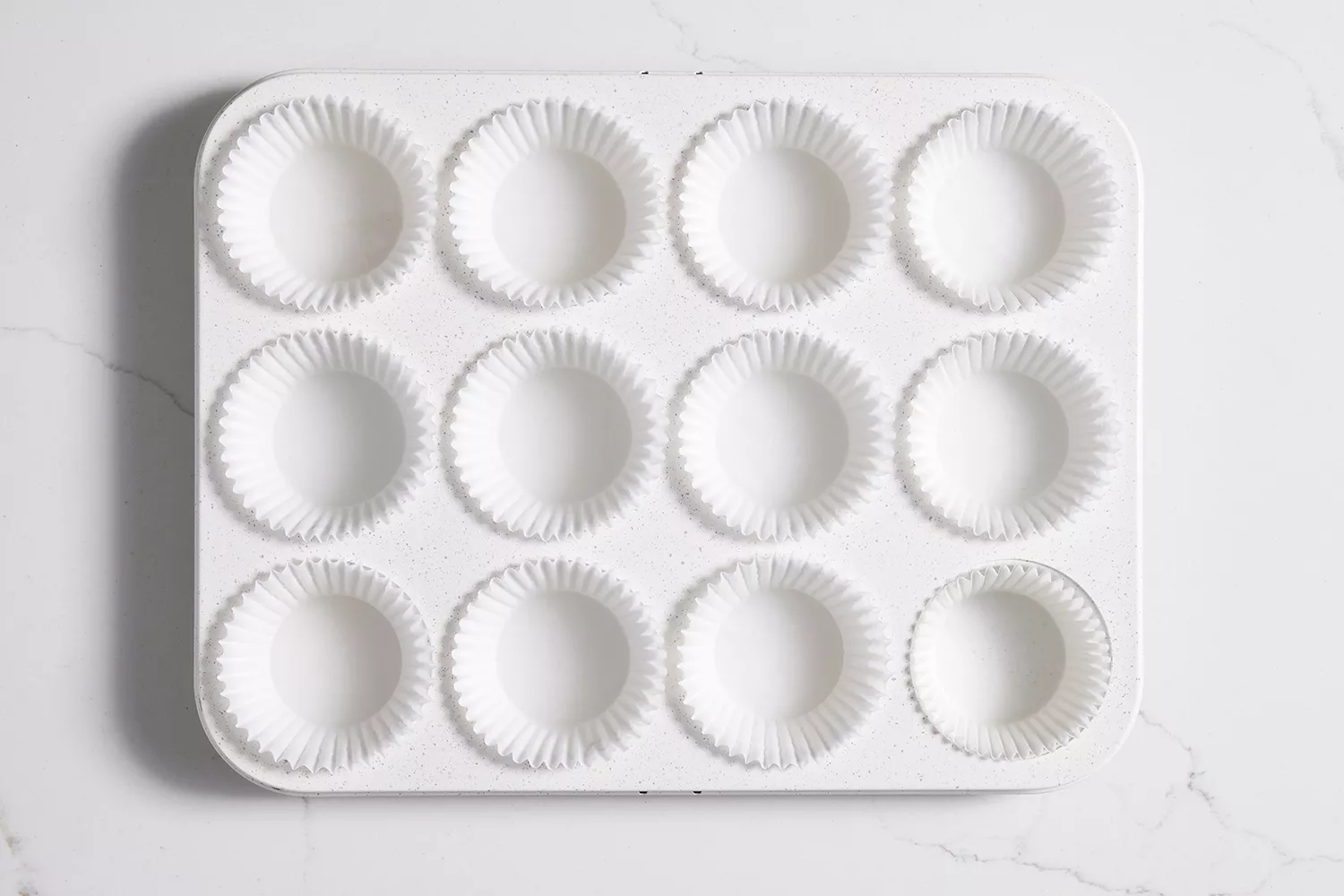 forma de muffin forrada com forminhas