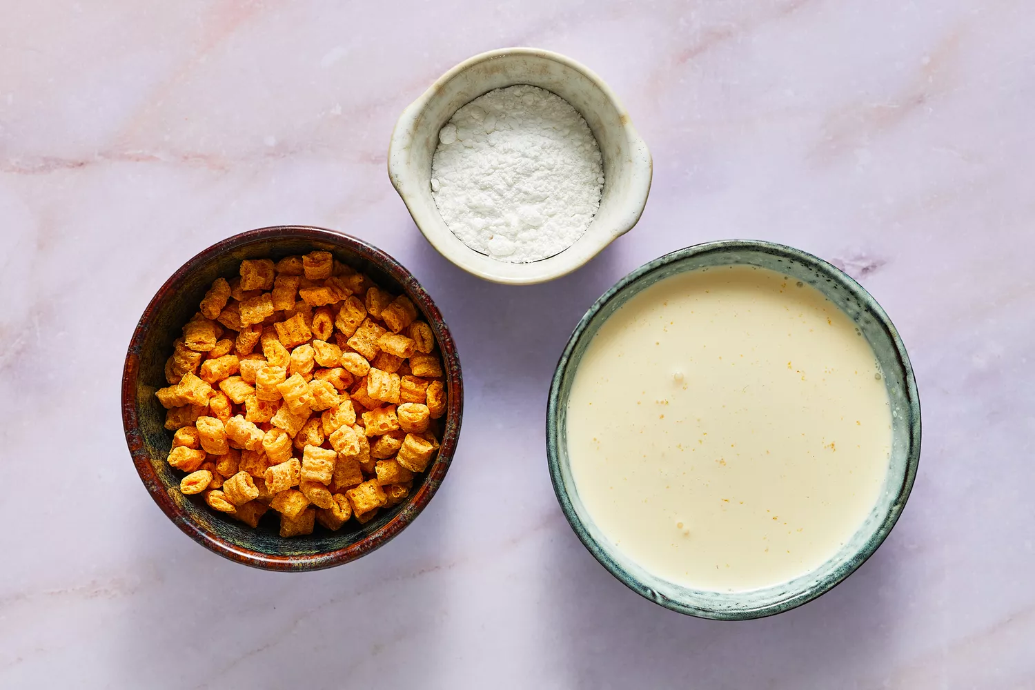 Ingredientes para fazer o chantilly de Cap'n Crunch