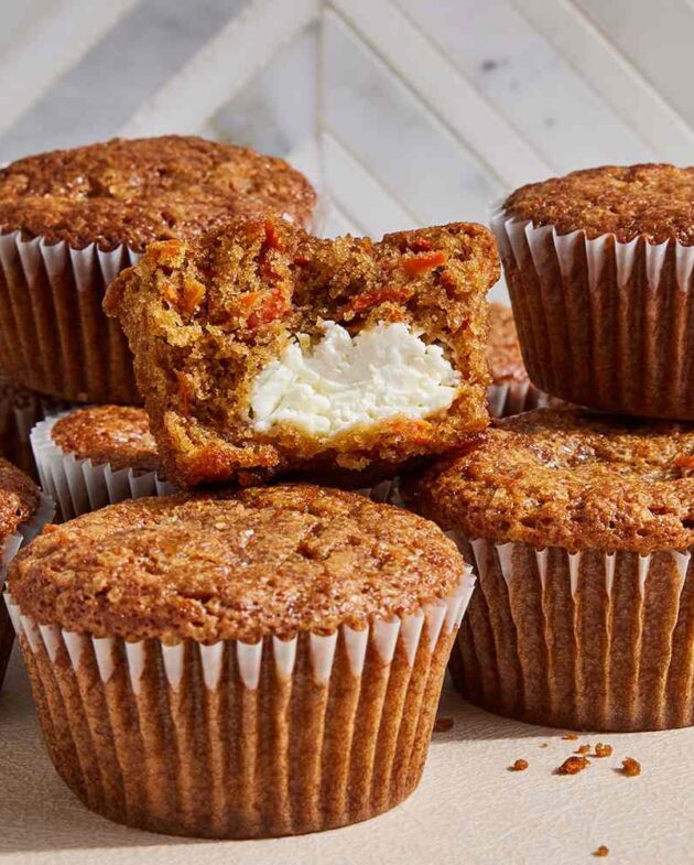 Muffins de Bolo de Cenoura