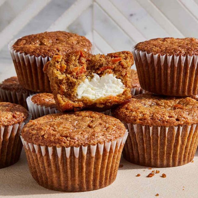 Muffins de Bolo de Cenoura