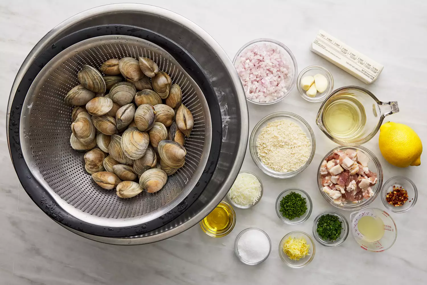 ingredientes do clams casino