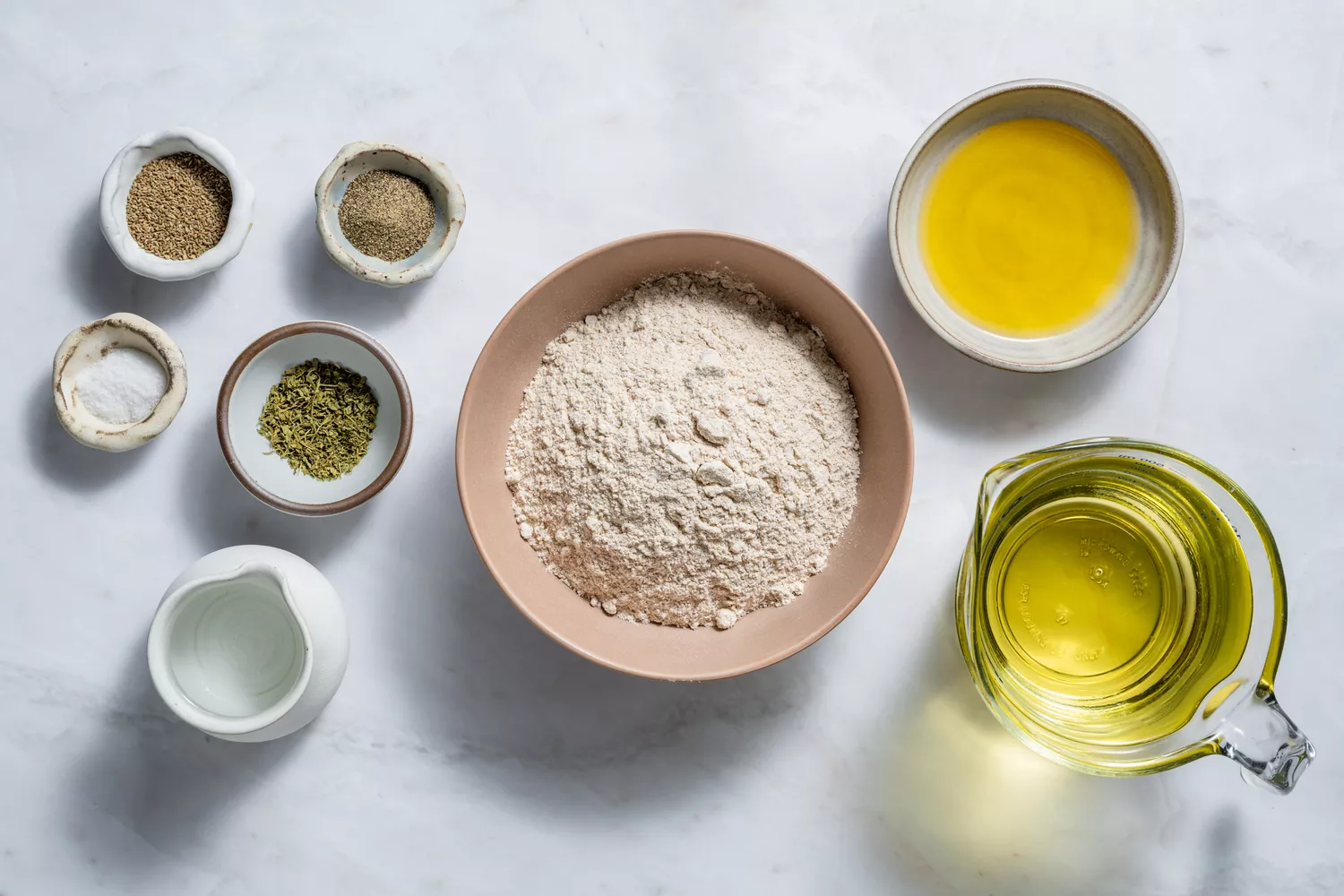 Ingredientes para fazer mathri