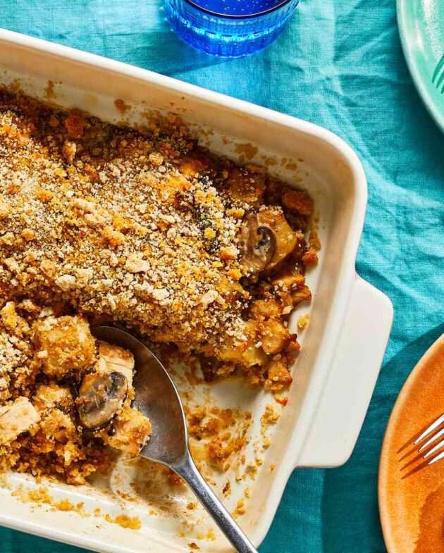 Caçarola Fácil de Frango e Batata Sobrou