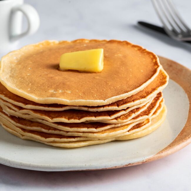 Panquecas Básicas com Baixo Teor de Gordura