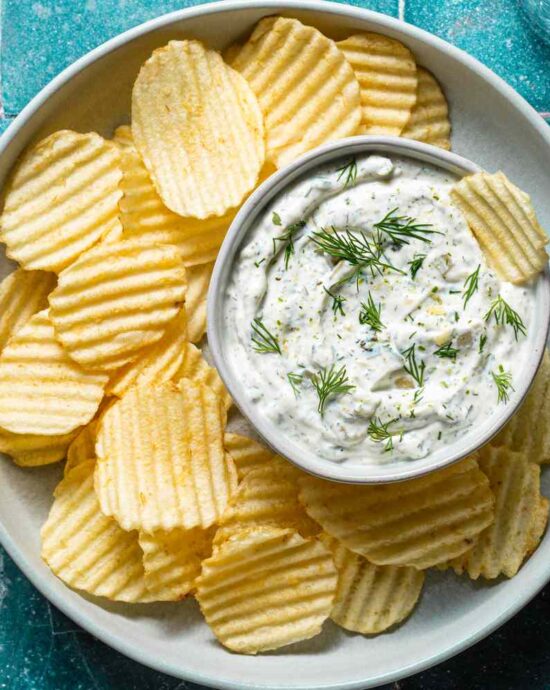 Dip de Pepino Em Conserva