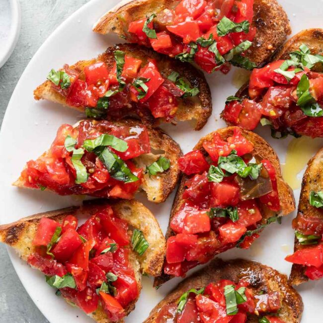 Como Fazer Bruschetta Clássica de Tomate