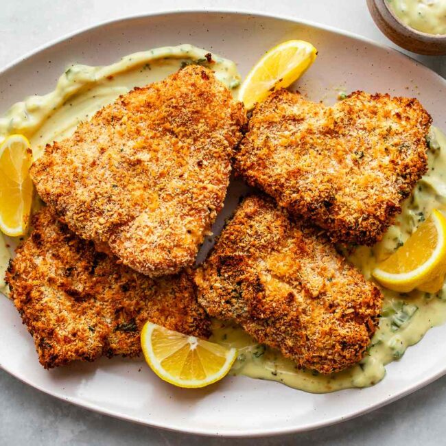 Haddock Assado com Crosta de Panko