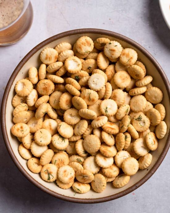 Biscoitos de Ostra com Sabor de Ranch