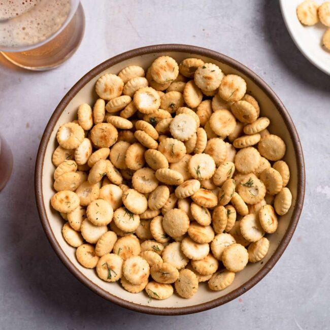 Biscoitos de Ostra com Sabor de Ranch