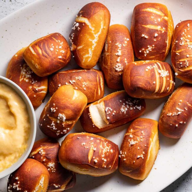 Bocadinhos de Pretzel Macio