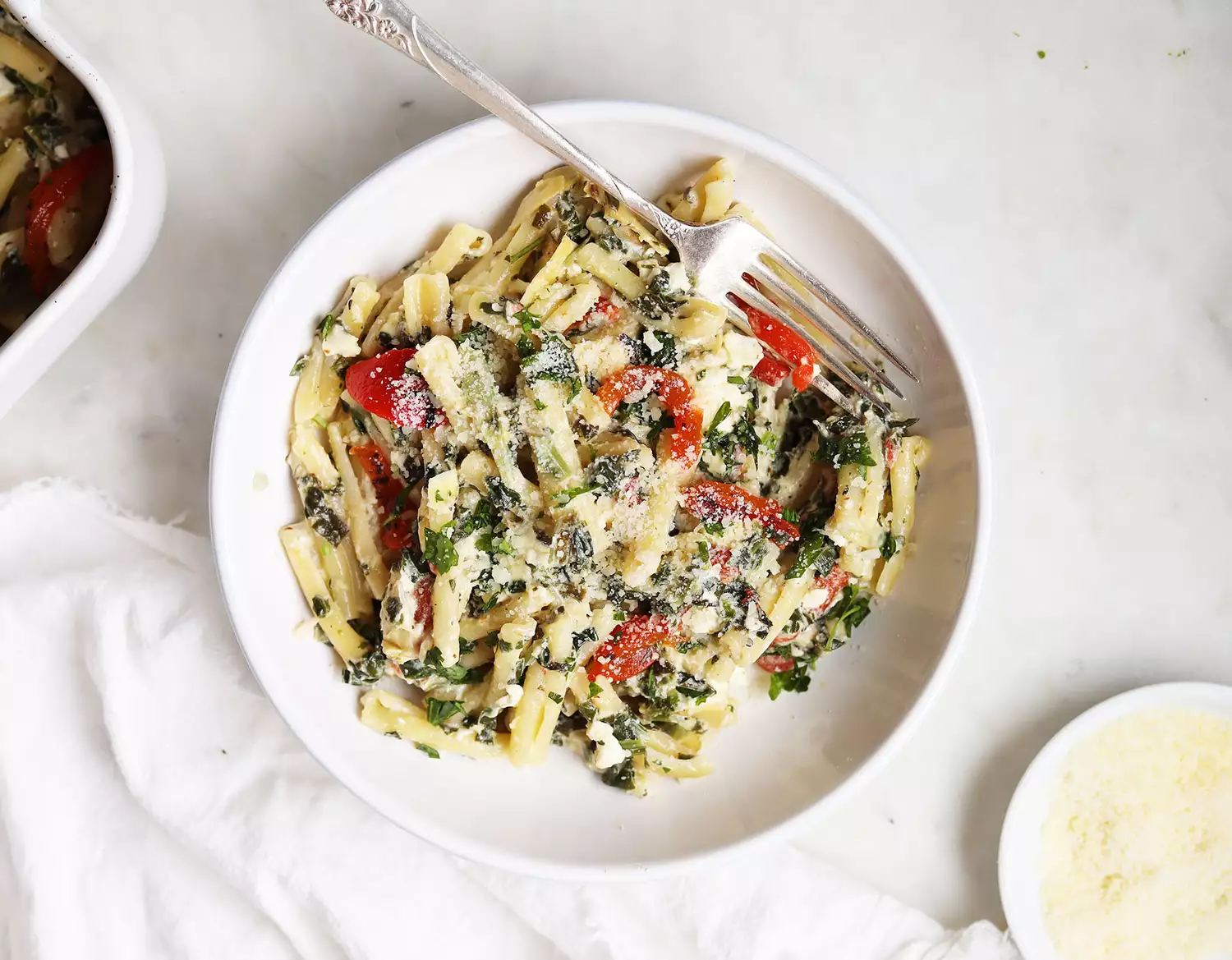 massa de feta assado