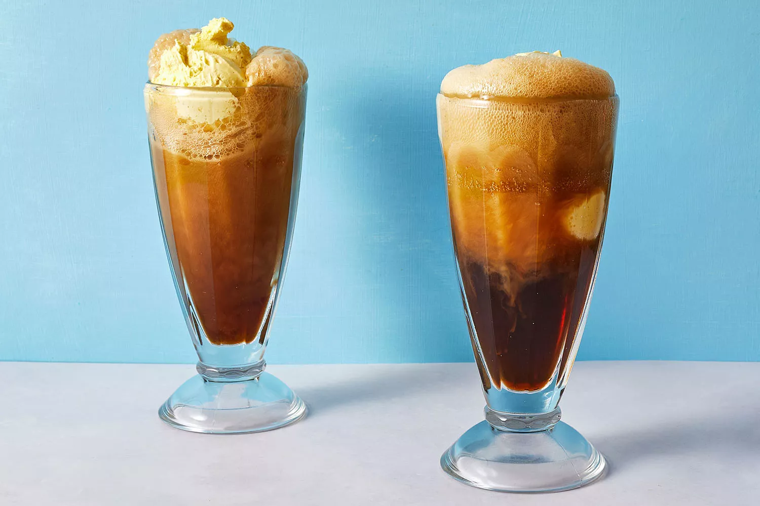 Ice Cream Float nos copos