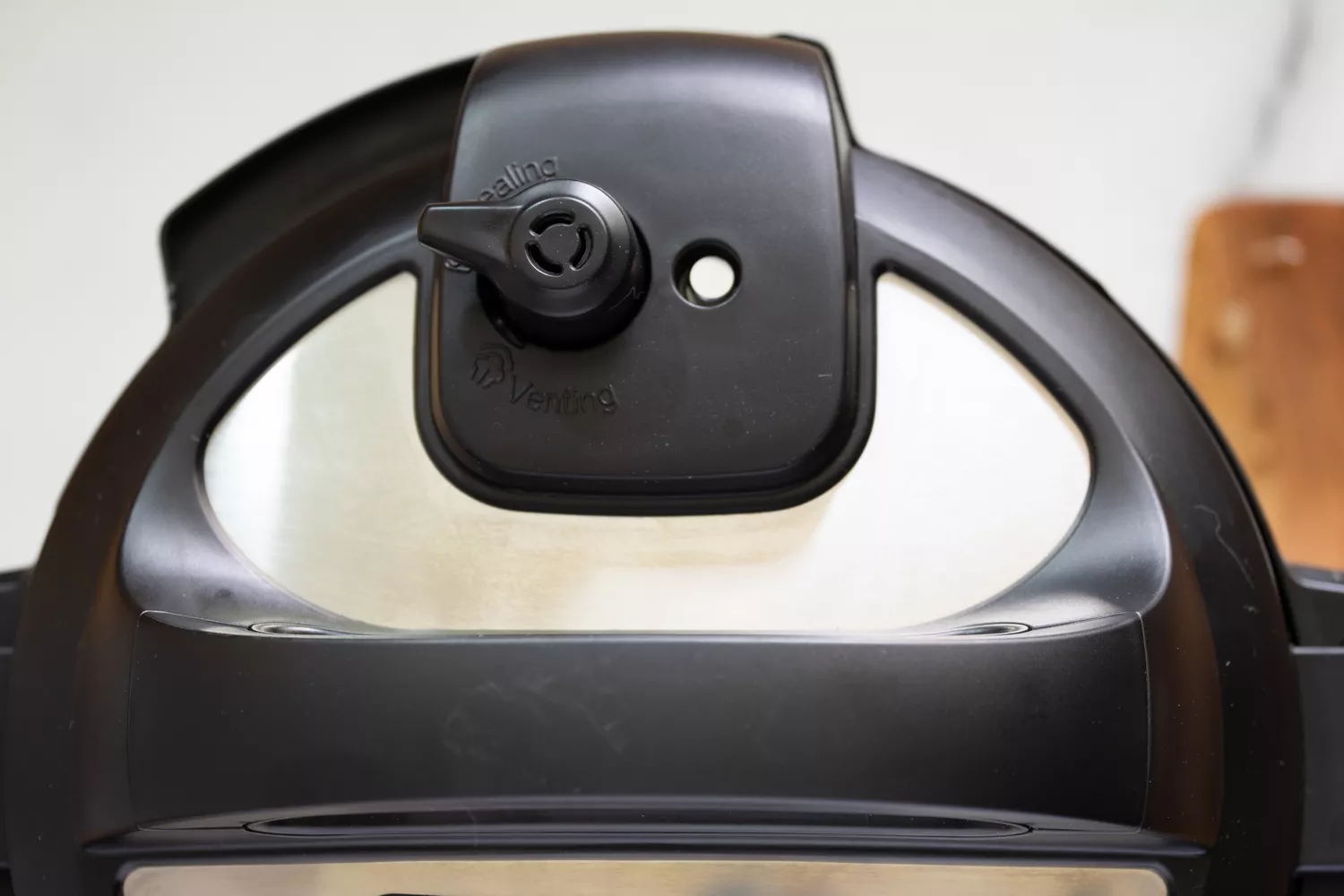 posição de vedação da tampa da panela de pressão