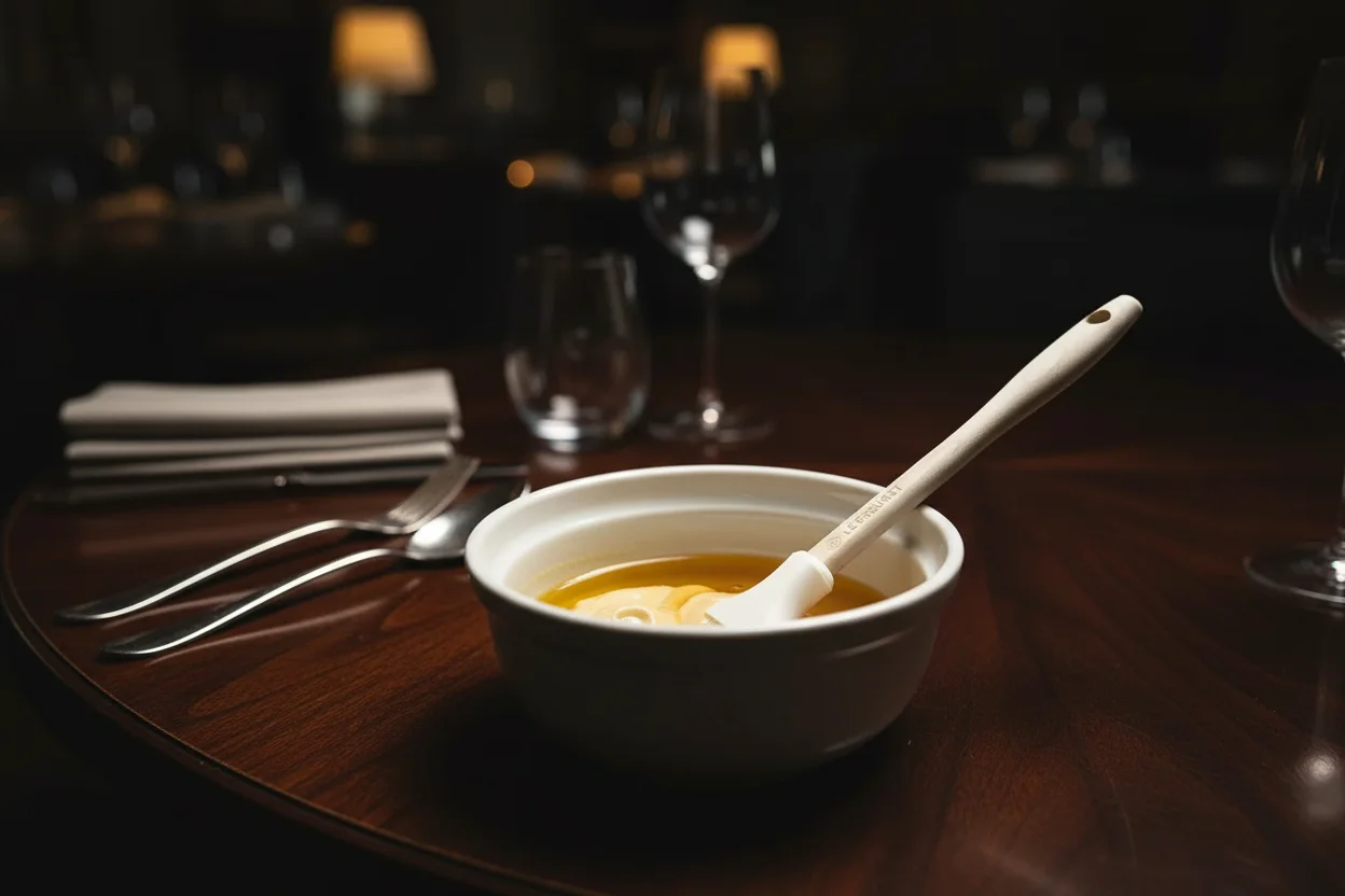 Em uma tigela pequena, combine o mel, a mostarda Dijon e o azeite de oliva