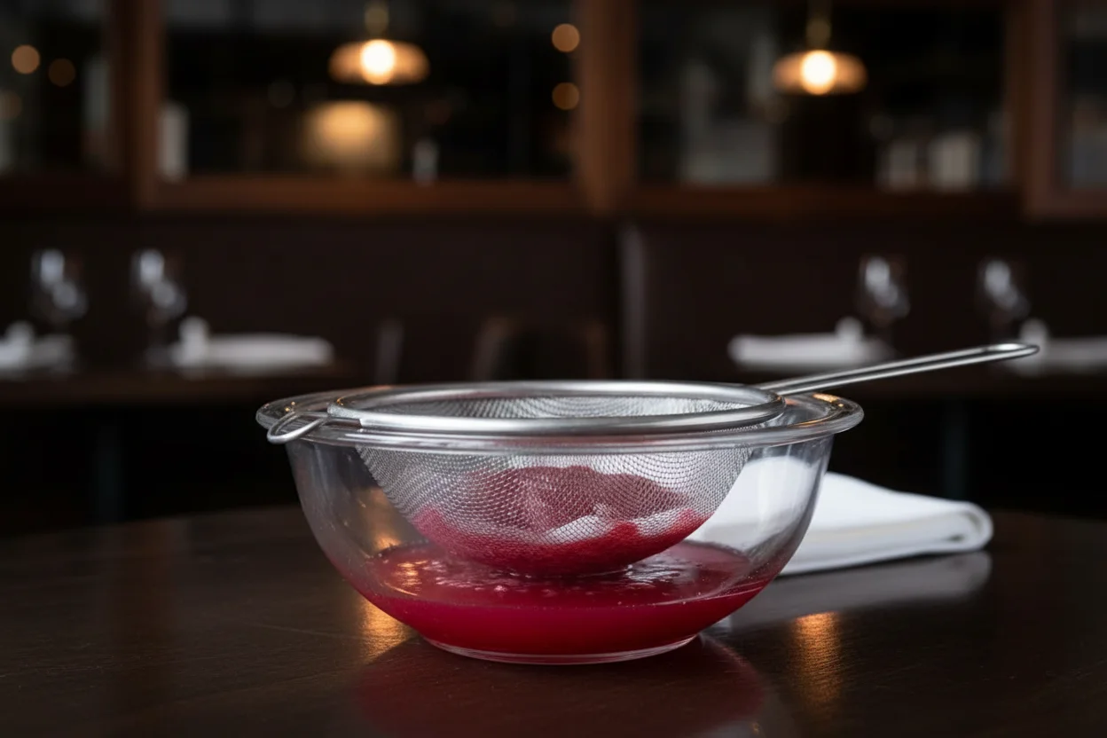 Coando o Xarope de Framboesa