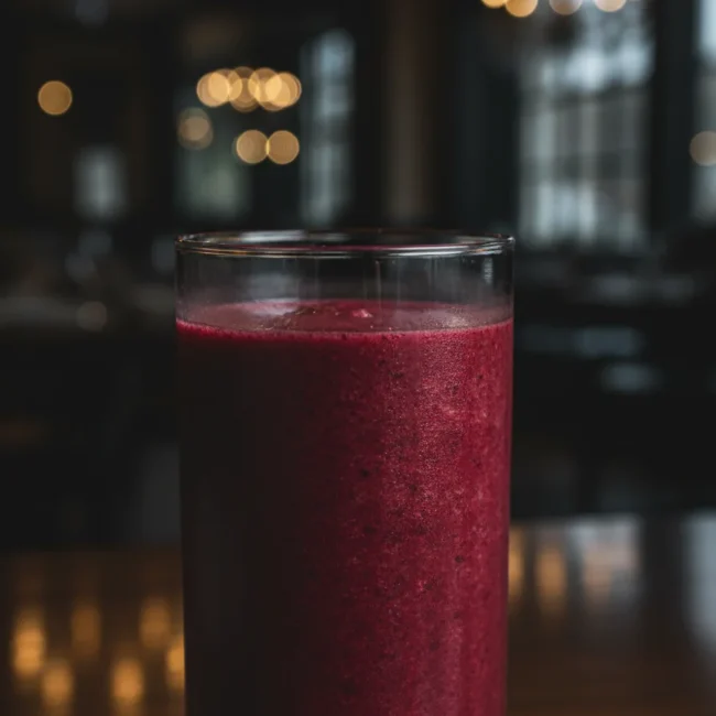 Receita de Smoothie de Açaí e Frutas Vermelhas