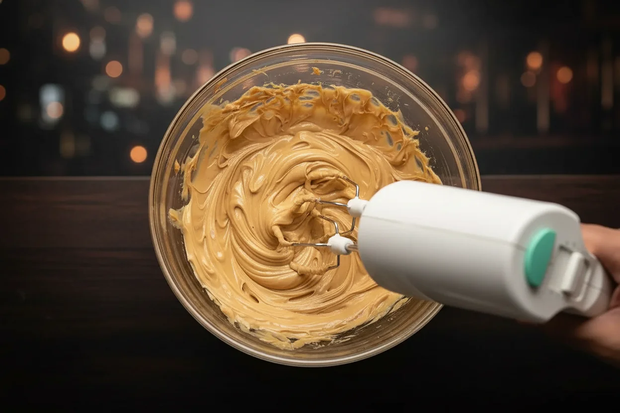 Mistura de manteiga e manteiga de amendoim