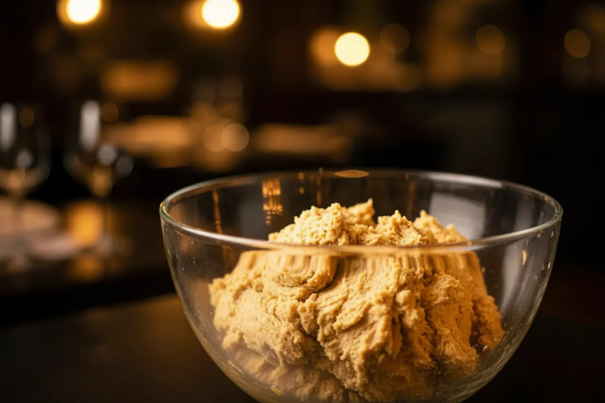 Massa de biscoito em uma tigela