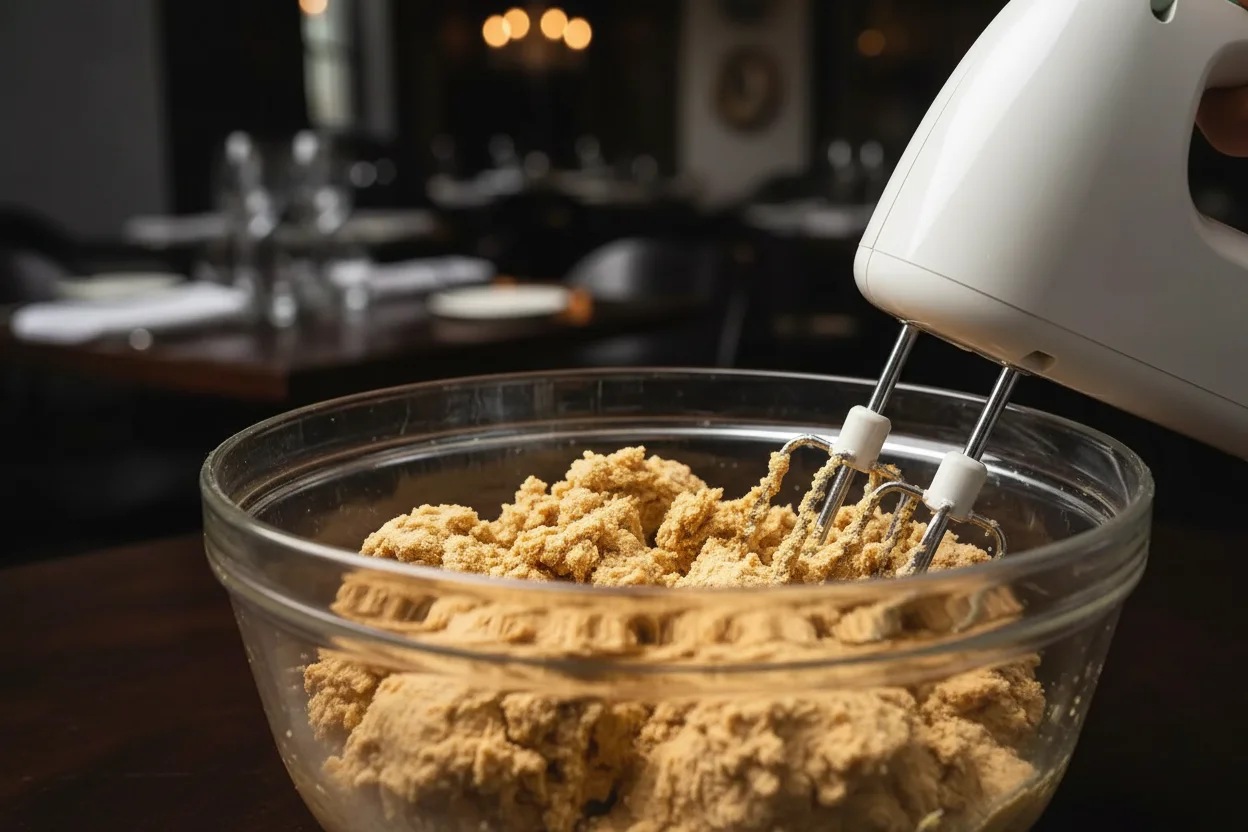 Massa de Biscoito em uma tigela