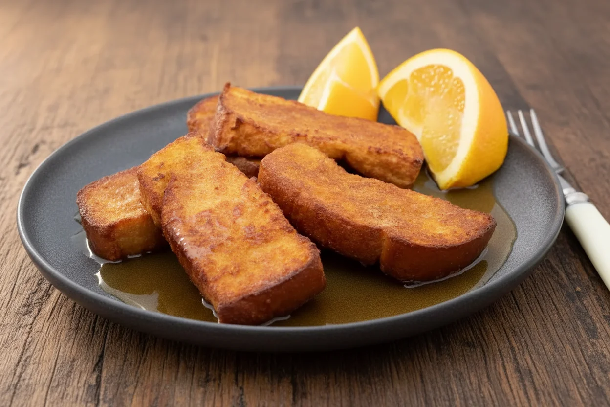 torradas francesas na air fryer com xarope de bordo