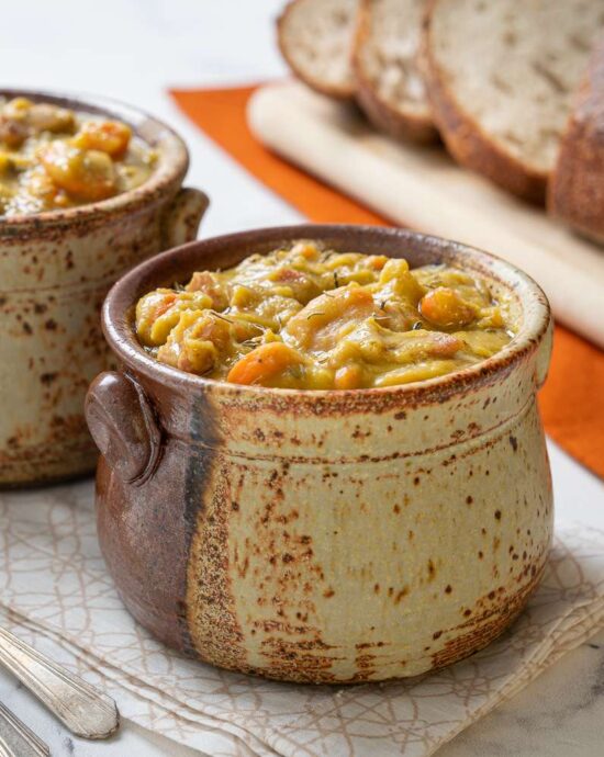 Sopa de Ervilha Partida na Instant Pot