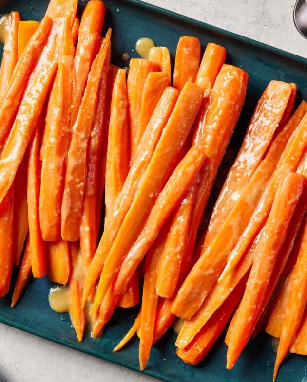 Cenouras Glaceadas com Miso