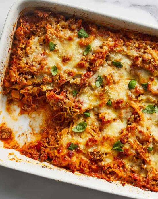 Casserola de Abóbora Espaguete