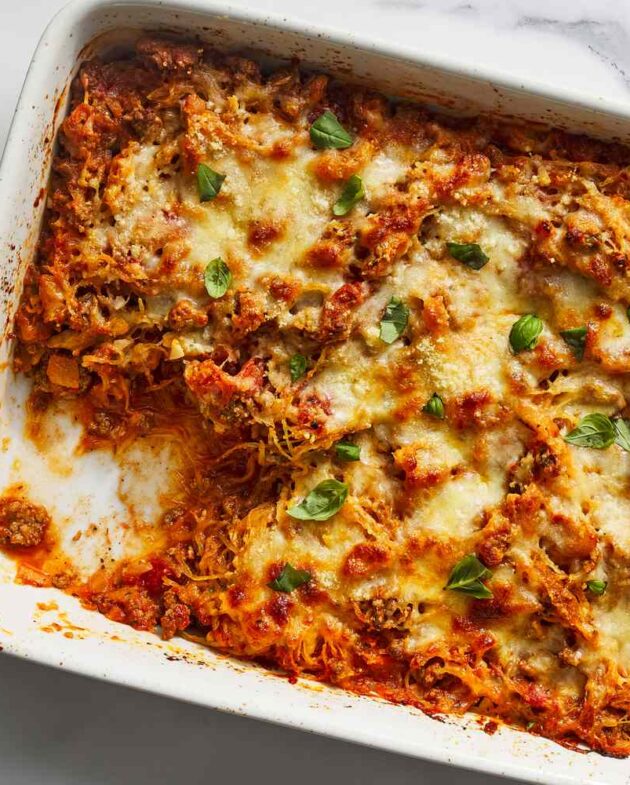 Casserola de Abóbora Espaguete