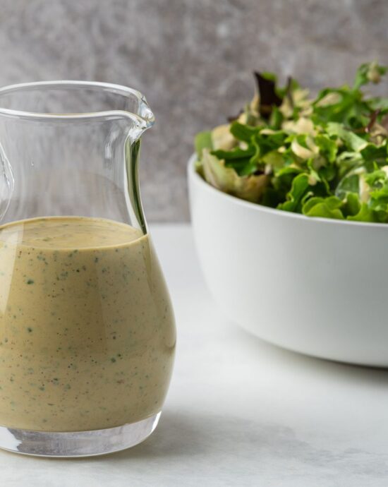 Receita de Molho de Abacate e Limão para Salada ao Estilo Chick-fil-A.