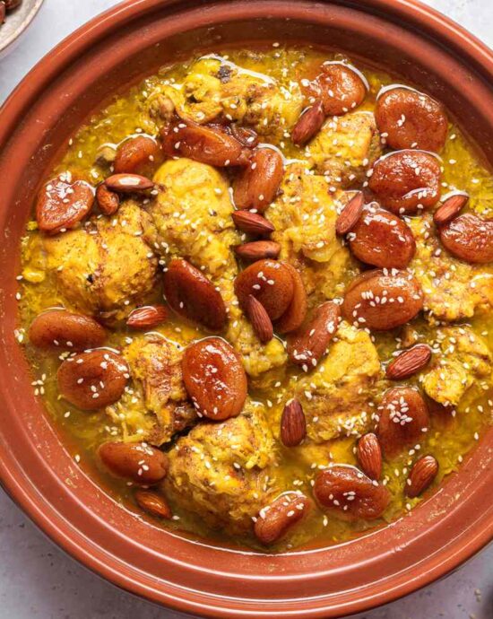 Frango Marroquino com Tagine de Damasco
