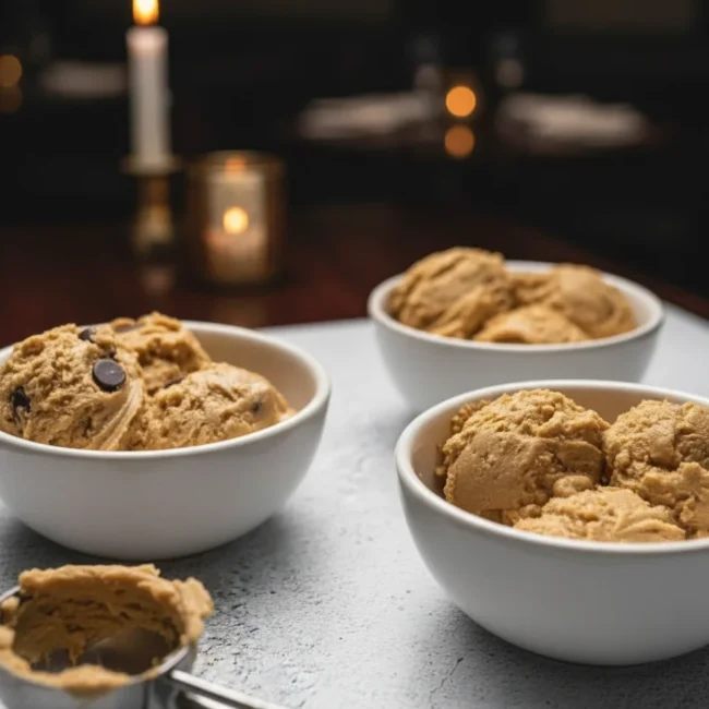 Massa de Biscoito de Amendoim comestível.