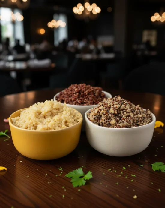 Receita de Quinoa na Instant Pot.