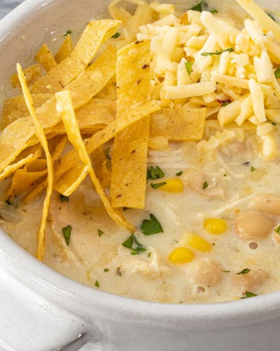 Receita de Chili Branco de Frango na Instant Pot