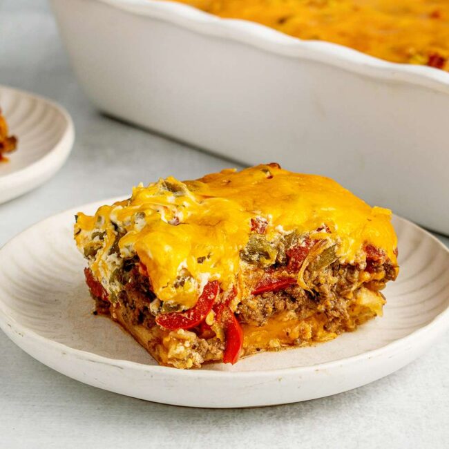 Receita de Casserole de Carne Moída do Sudoeste