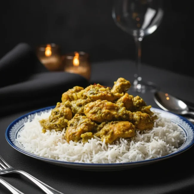 Frango com Açafrão Marroquino
