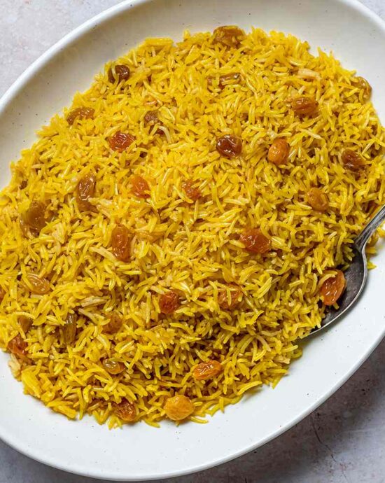 Receita de Arroz com Cúrcuma